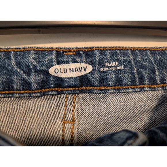 Old Navy Flare Extra High Rise Jeans Women's Size 12 TALL Not In STOCK (sorry) - Picture 4 of 14
